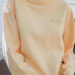 rare brandy honey crew neck